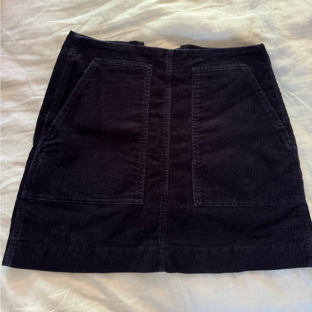 Corduroy blue mini skirt size small